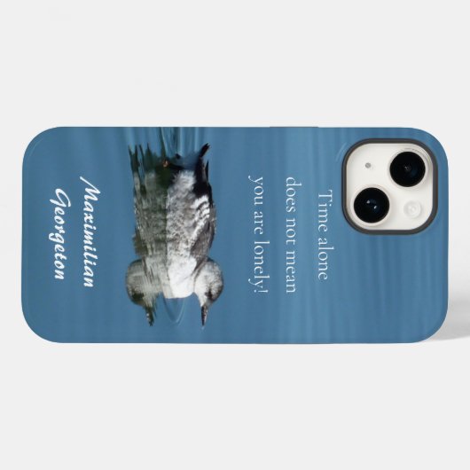 Eenzaamheid Fotografie - Ocean Duck Case-Mate iPhone Case (Achterkant (horizontaal))