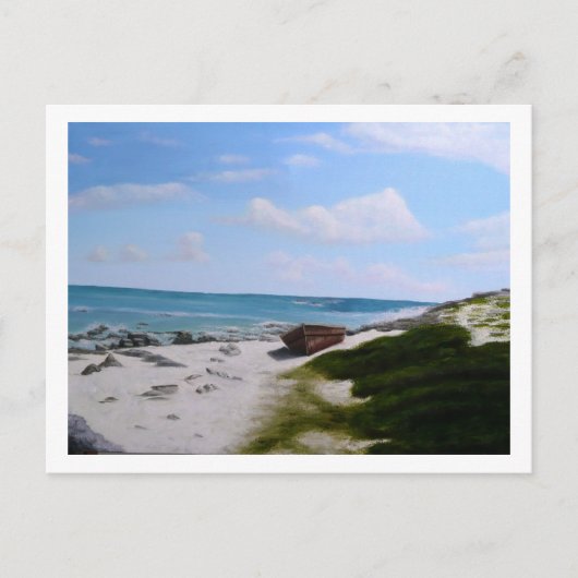 Eenzaamheid in Cancun Briefkaart (Voorkant)