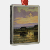 Eenzaamheid in de avond, Morsalines Metalen Ornament (Rechts)