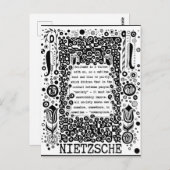 Eenzaamheid is een deugd citaat van Nietzsche Briefkaart (Voorkant / Achterkant)