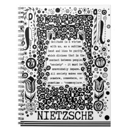 Eenzaamheid is een deugd citaat van Nietzsche Notitieboek