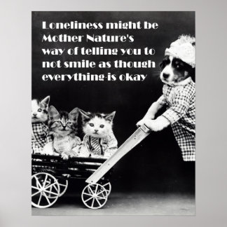 Eenzaamheid kan poster zijn