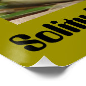 Eenzaamheid kan vaak mooi zijn - schildpad Poster (Hoek)