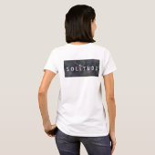 EENZAAMHEID | Melancholie x typografie T-shirt (Achterkant volledig)