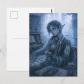 Eenzaamheid / Muzikant / Lege School Briefkaart (Voorkant / Achterkant)