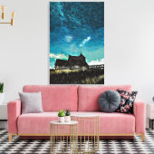 Eenzaamheid onder de sterren canvas afdruk (Insitu (Woonkamer))