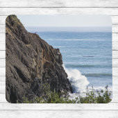 Eenzaamheid op een Seastack in Port Orford Oregon  Muismat