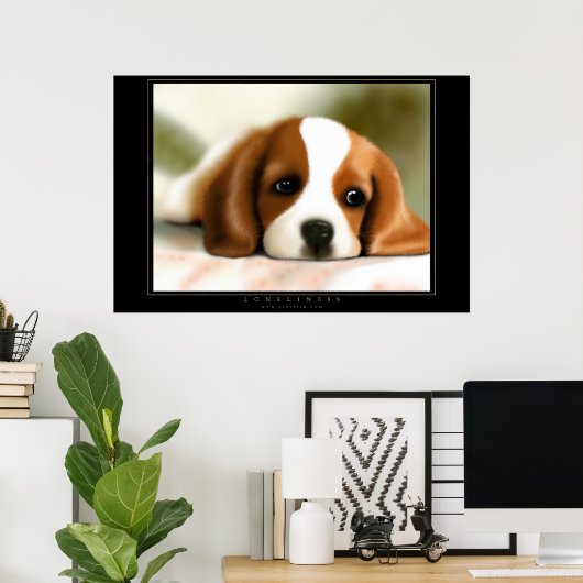 Eenzaamheid Poster (Thuiskantoor)