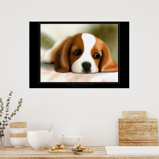 Eenzaamheid Poster (Keuken)