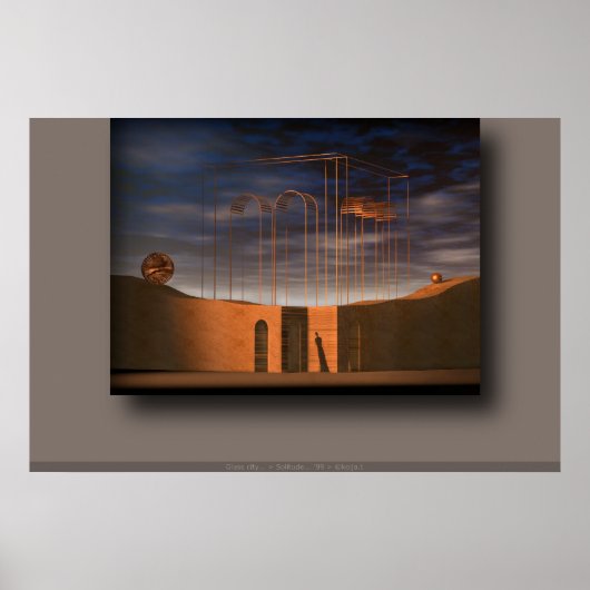 Eenzaamheid... Poster (Voorkant)