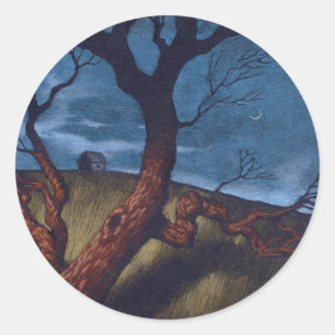 Eenzaamheid Ronde Sticker