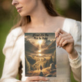 Eenzaamheid tussen de bergen briefkaart