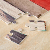 Eenzame alleenweg in Venetië, Italië Legpuzzel (Zijkant)