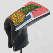 'Eenzame ananas' | eigenzinnig Golfheadcover (3/4 voorkant)