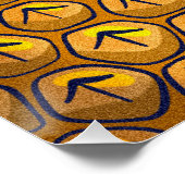 Eenzame ananas Statement muur kunst Perfect Poster (Hoek)