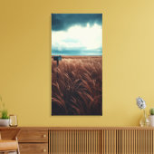 Eenzame Bewaker - De Stille Waarnemer Canvas Print (Insitu (Woonkamer))