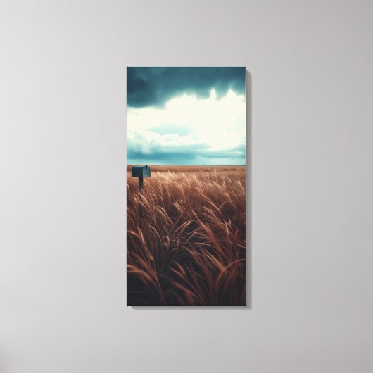 Eenzame Bewaker - De Stille Waarnemer Canvas Print (Voorkant)