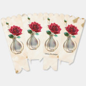 Eenzame bloem schoonheid bedankdoosjes (Ongevouwen)