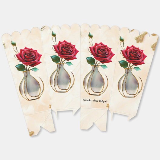 Eenzame bloem schoonheid bedankdoosjes (Ongevouwen)