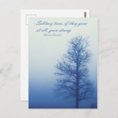Eenzame bomen groeien sterk - Briefkaart (Voorkant / Achterkant)