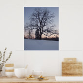 Eenzame Boom Poster (Keuken)