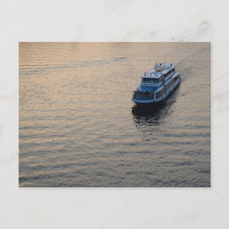Eenzame boot briefkaart