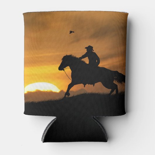 Eenzame Cowboy Beer Frisdrank Koeler Western (Voorkant)