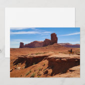 Eenzame Cowboy Feestdagenkaart (Voorkant / Achterkant)