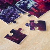Eenzame cyberpunk in de regenpuzzel legpuzzel (Zijkant)