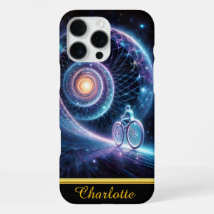 Eenzame fietser rijdt iPhone 16 pro max hoesje