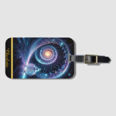 Eenzame fietstochten bagagelabel (Voorkant (horizontaal))