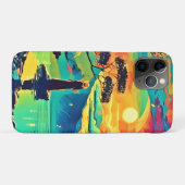Eenzame figuur bij zonsondergang Case-Mate iPhone case (Achterkant (horizontaal))
