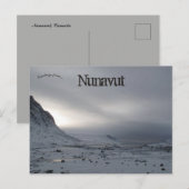 Eenzame fjord in Nunavut, Canada Briefkaart (Voorkant / Achterkant)