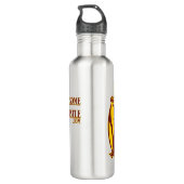 Eenzame fluitfles waterfles  (Achterkant)