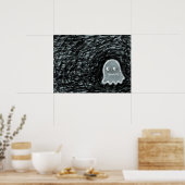Eenzame Geest Kunst Poster (Keuken)