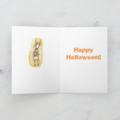 Eenzame Ghoul met pompoen Kaart (Binnen)