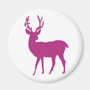 eenzame hert silhuette magnet