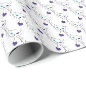 eenzame kat cadeaupapier (Rol Hoek)