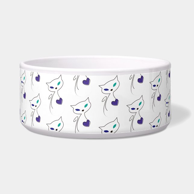 eenzame kat voerbakje (Voorkant)