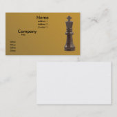 Eenzame koning visitekaartje (Voorkant / Achterkant)