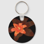 Eenzame Lily Flower sleutelhanger (Voorkant)