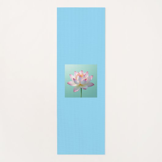 Eenzame Lotus Yogamat (Voorkant)