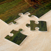 Eenzame paard bij zonsondergang legpuzzel (Zijkant)