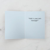 Eenzame pandabeer mist je wenskaart kaart (Binnen)