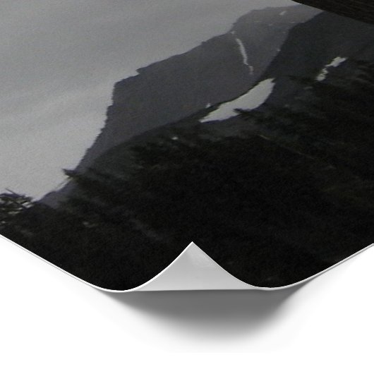 Eenzame pine - Poster (Hoek)