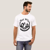 Eenzame pinguïnberg meme t-shirt (Voorkant volledig)