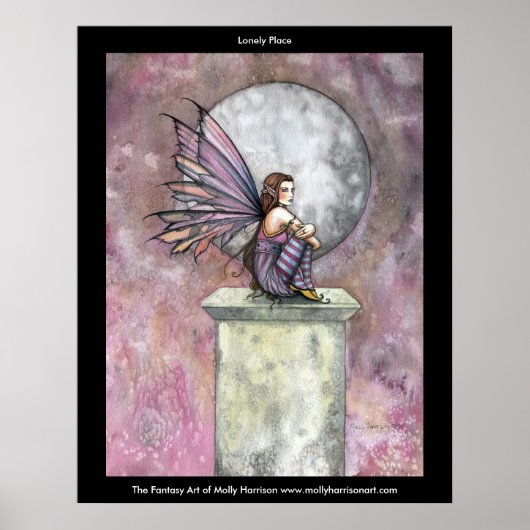 Eenzame plek Fairy Poster van Molly Harrison (Voorkant)