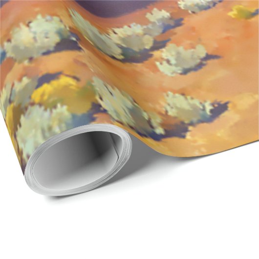 “Eenzame reis” Western Art van Maynard Dixon Cadeaupapier (Rol Hoek)