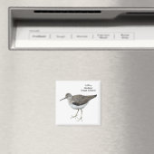 Eenzame Sandpiper Magneet (Insitu (Vaatwasser))