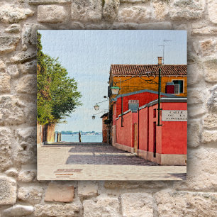 Eenzame steeg in Venetië, Italië Legpuzzel